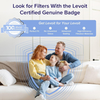 Stop Sneezing! Large Room Air Purifier Covers Up to 1875 Sq.Ft, AHAM Verified with Washable Pre-Filter, Real-Time Air Quality Monitor & Quiet HEPA Sleep Mode for Allergies & Pet Hair Bedrooms