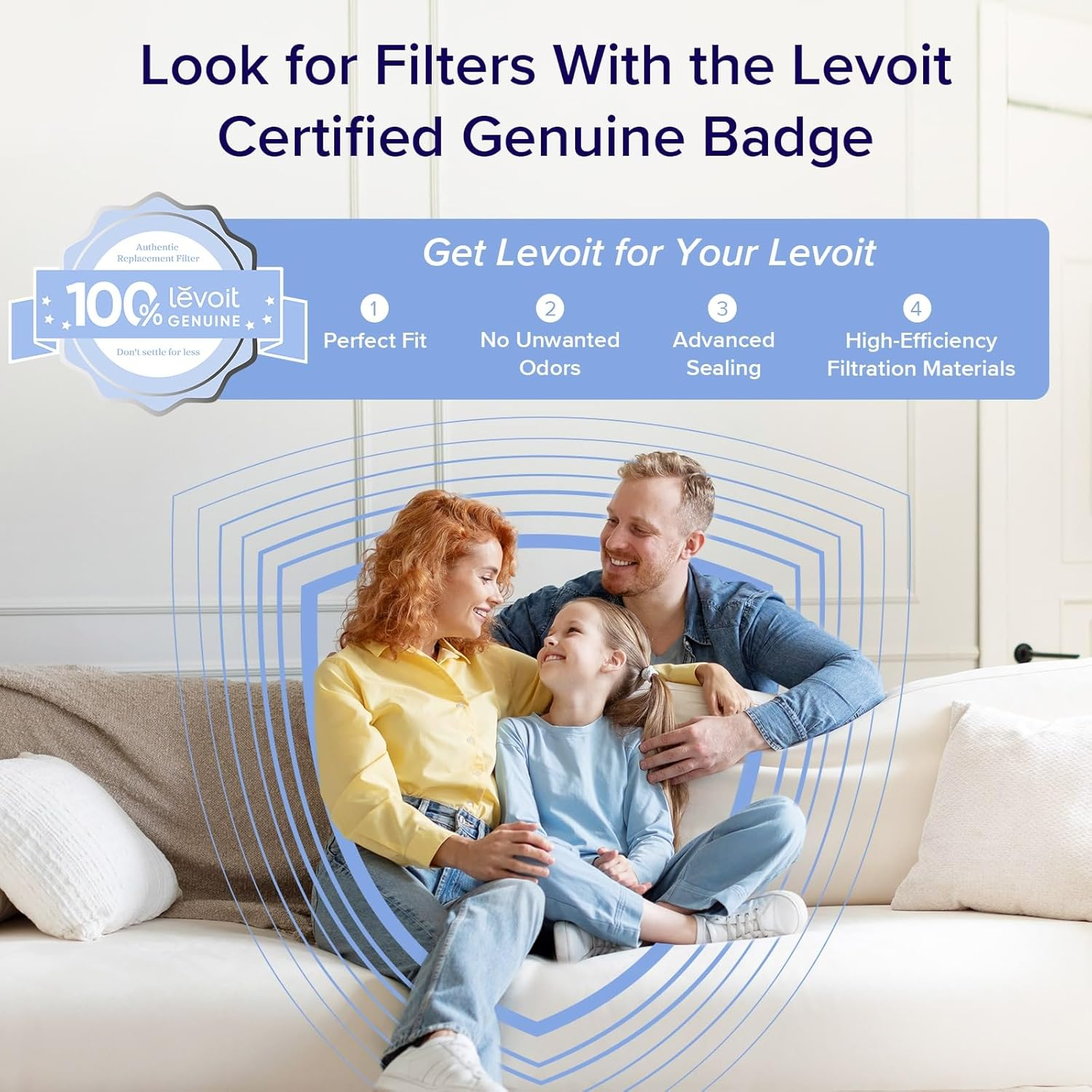 Stop Sneezing! Large Room Air Purifier Covers Up to 1875 Sq.Ft, AHAM Verified with Washable Pre-Filter, Real-Time Air Quality Monitor & Quiet HEPA Sleep Mode for Allergies & Pet Hair Bedrooms