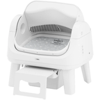 Hassle‑Free Auto Scooping | AutoScooper 12 Lite Open‑Top Cat Litter Box, 7 Safety Sensors Anti‑Pinch for Senior Cats
