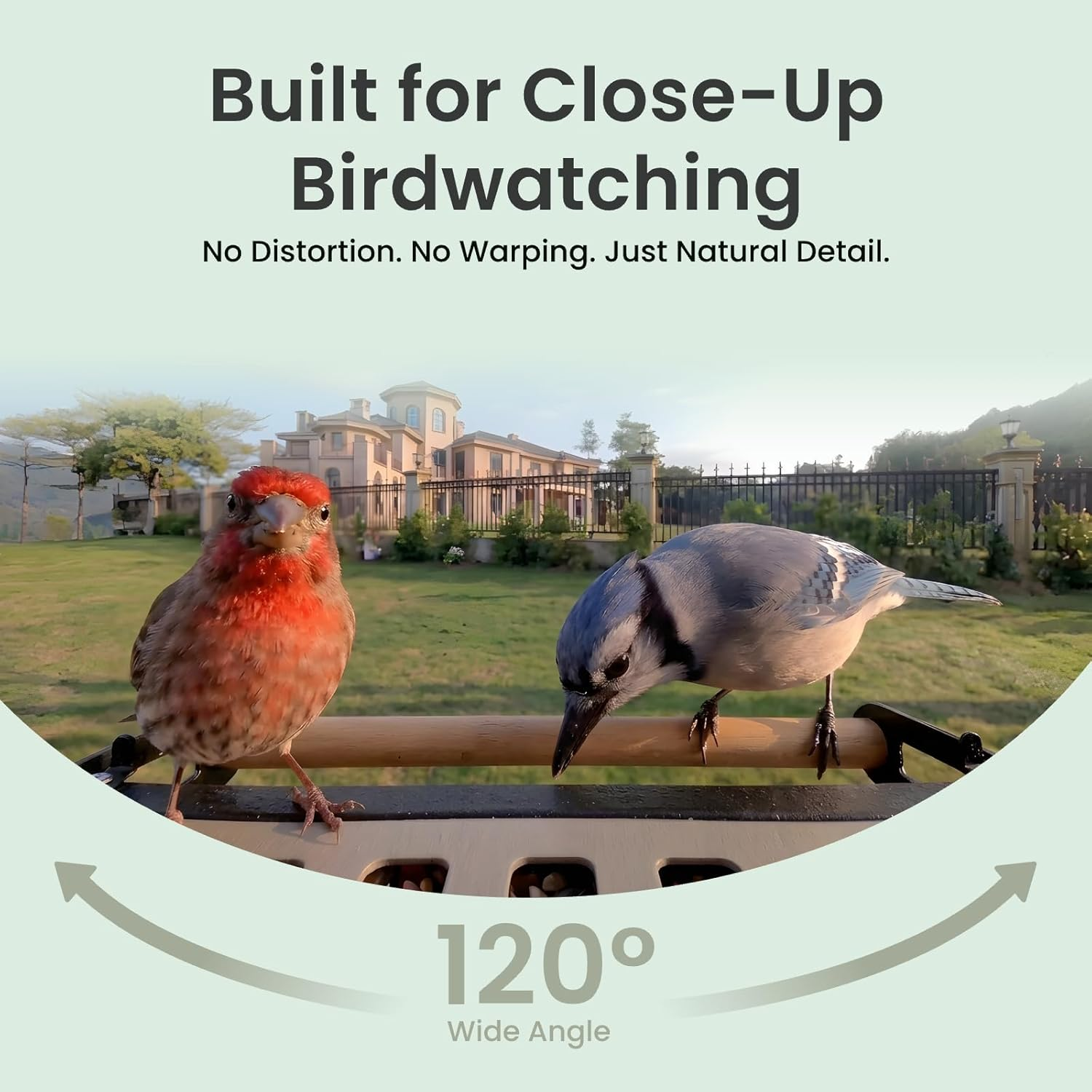 4K Smart Bird Feeder Camera Solar Powered Dual Band WiFi Lifetime Free AI Bird Identification Gift for Bird Watchers