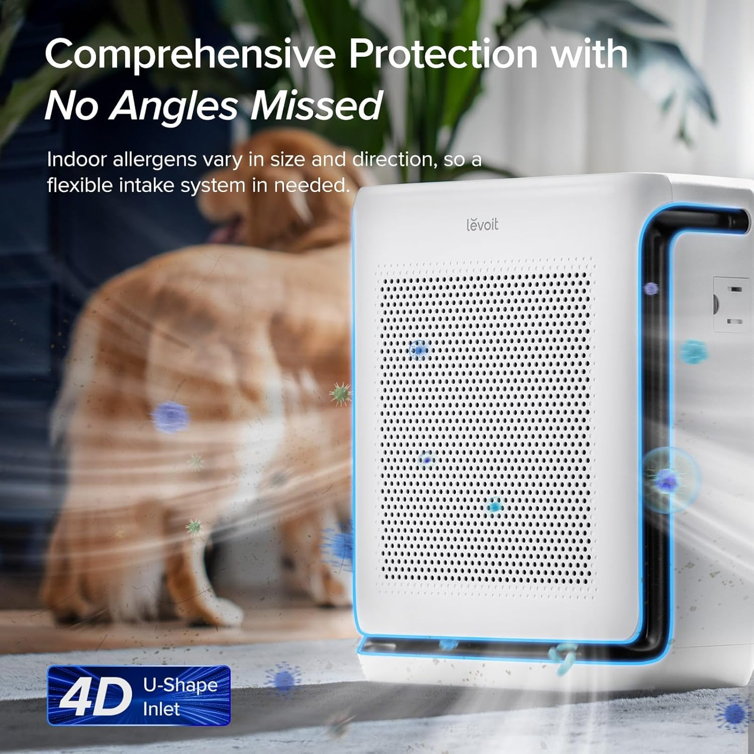 Stop Sneezing! Large Room Air Purifier Covers Up to 1875 Sq.Ft, AHAM Verified with Washable Pre-Filter, Real-Time Air Quality Monitor & Quiet HEPA Sleep Mode for Allergies & Pet Hair Bedrooms